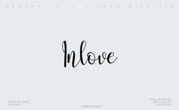 Inlove Font