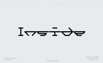 Inside Font