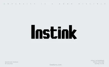 Instink Font