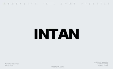 Intan Font