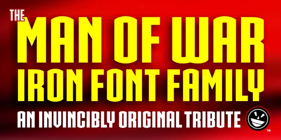Iron Man Of War 002 NCV Font