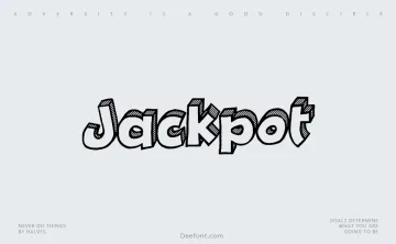 Jackpot Font