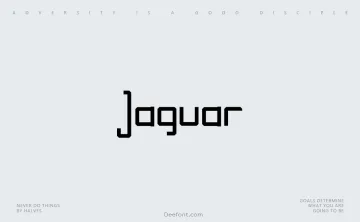 Jaguar Font