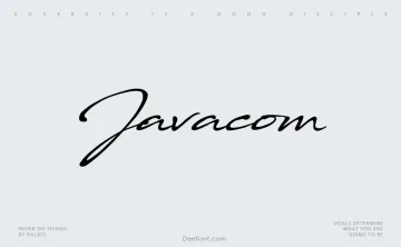 Javacom Font