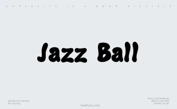 Jazz Ball Font