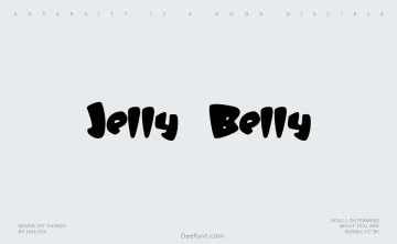 Jelly Belly Font