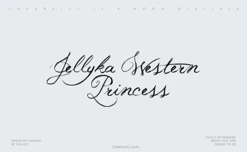 Jellyka Western Princess Font