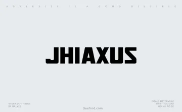 Jhiaxus Font