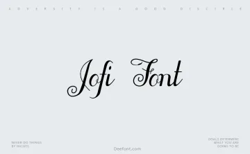 Jofi Font