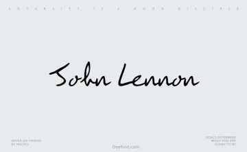 John Lennon Font