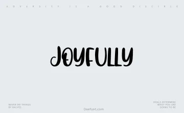 Joyfully Font