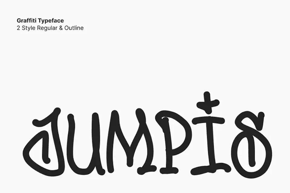 Jumpis Graffiti Font