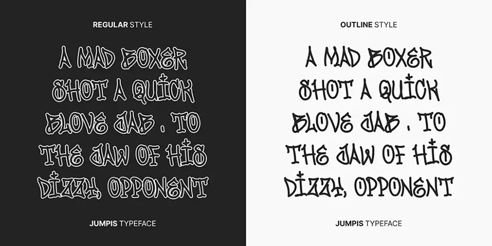 Jumpis Graffiti Font