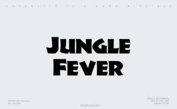 Jungle Fever Font