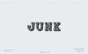 Junk Font