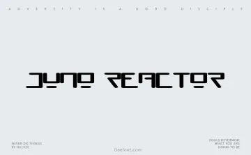 Juno Reactor Font