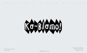 Ka-Blamo! Font