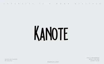Kanote Font
