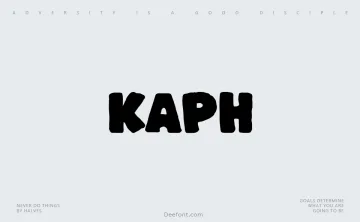 Kaph Font