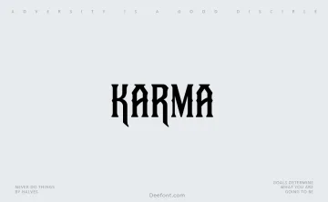 Karma Font
