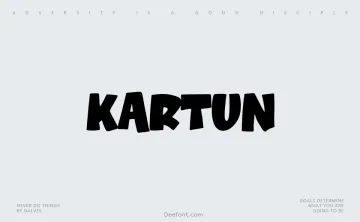 Kartun Font