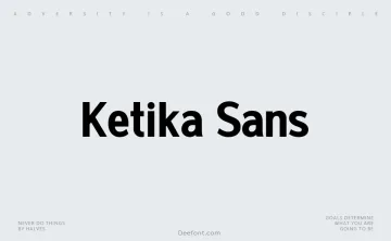 Ketika Sans Font