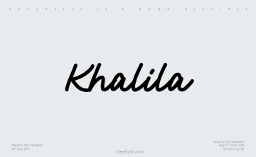 Khalila Font