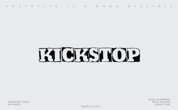 Kickstop Font