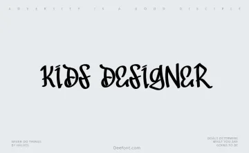 Kids Designer Font