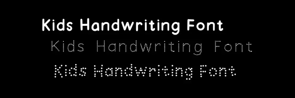 Kids Handwriting Font