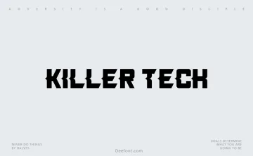 Killer Tech Font