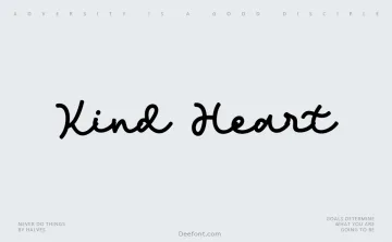Kind Heart Font