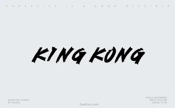 King Kong Font
