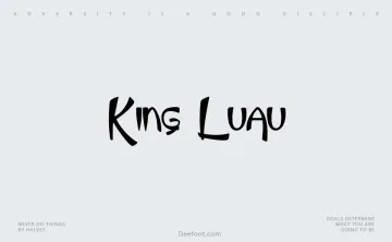 King Luau Font