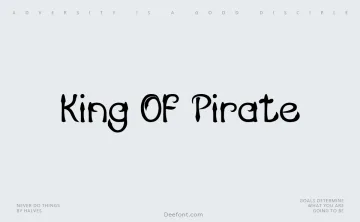 King Of Pirate Font