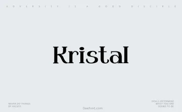 Kristal Font