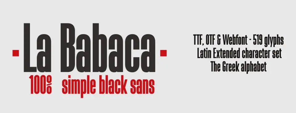 La Babaca Font