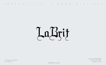 LaBrit Font