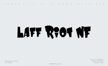 Laff Riot NF Font