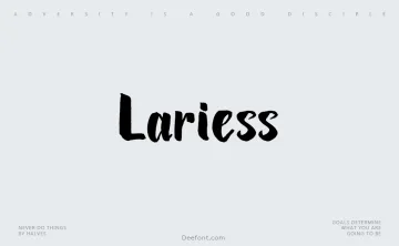 Lariess Font