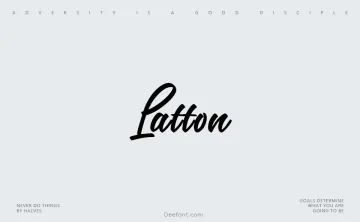 Latton Font