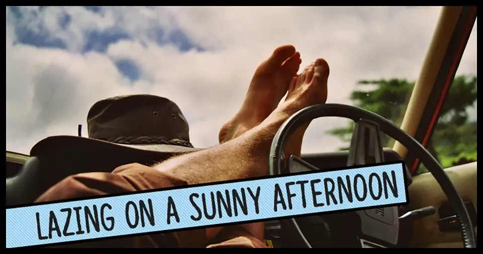 Lazing on a sunny afternoon Font