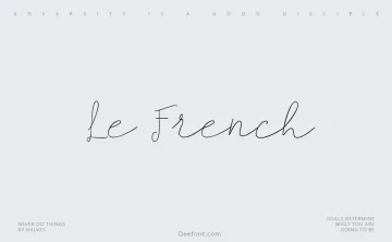Le French Font