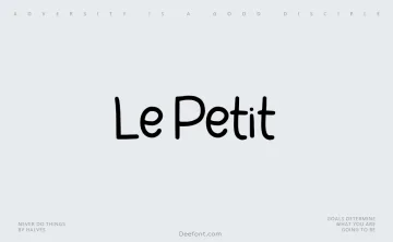 Le Petit Font
