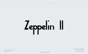 Led Zeppelin II Font