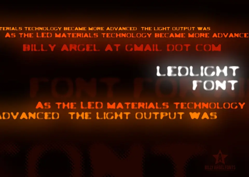 Ledlight Font