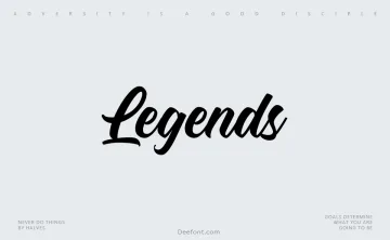 Legends Font