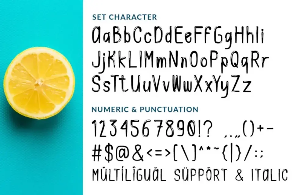 Lemonade Typeface