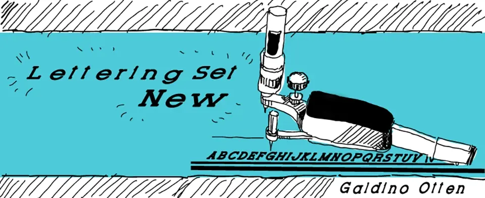 Lettering Set New Font