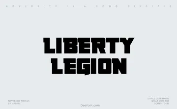 Liberty Legion Font